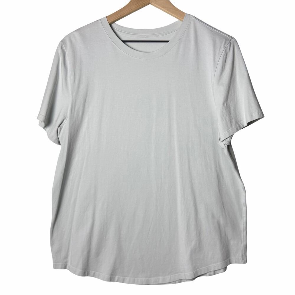 Lululemon Love Crew T-Shirt Top Short Sleeve Light Blue Women's size 10/12